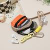 Cute Zipper Coin Purse Mini Key Chain Wallet Pouch Macaron Color Portable Book Bag Pendant Outdoor
