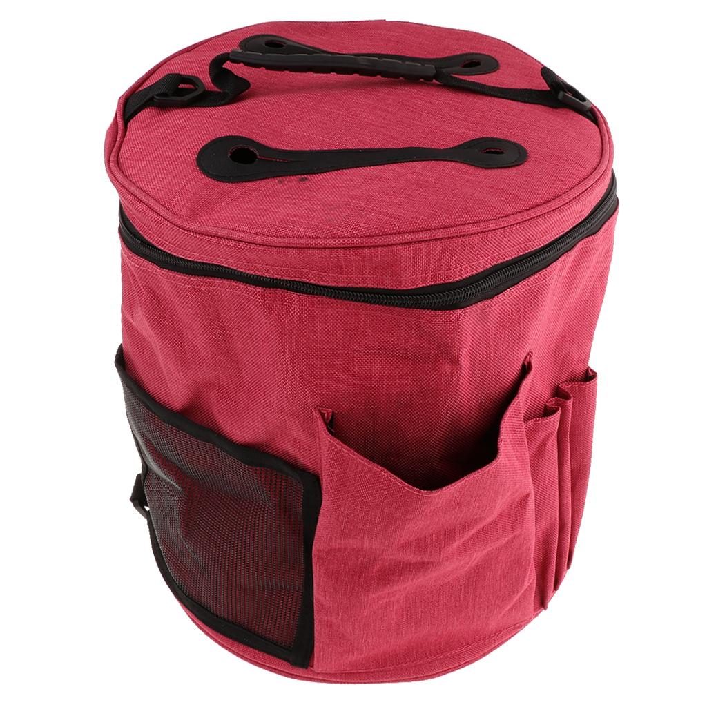 Organizer Fabric Bags Durable Sewing Kit Case Portable Knitting Bag for Yarn and Embroidery Tools