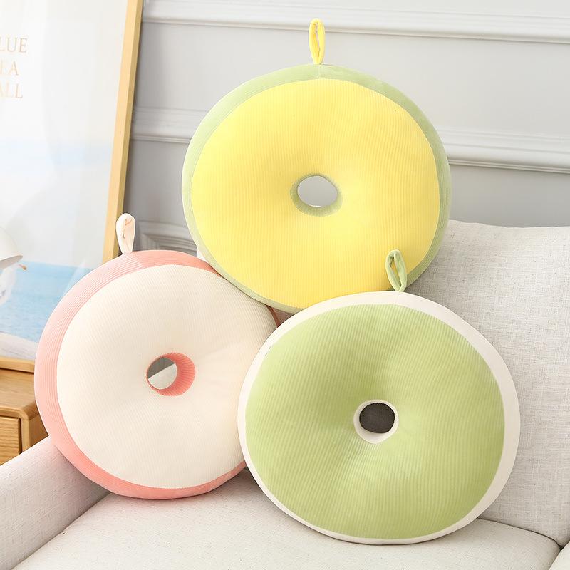 Mädchenhaftes Herz Macaron Rundes Kissen Furzkissen Schlafzimmer Erkerfensterkissen Büro Sitzstuhlkissen Sofakissen