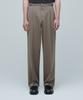 Musinsa Standard Side Adjust Two-Tuck Wide Slacks [Dusty Beige]