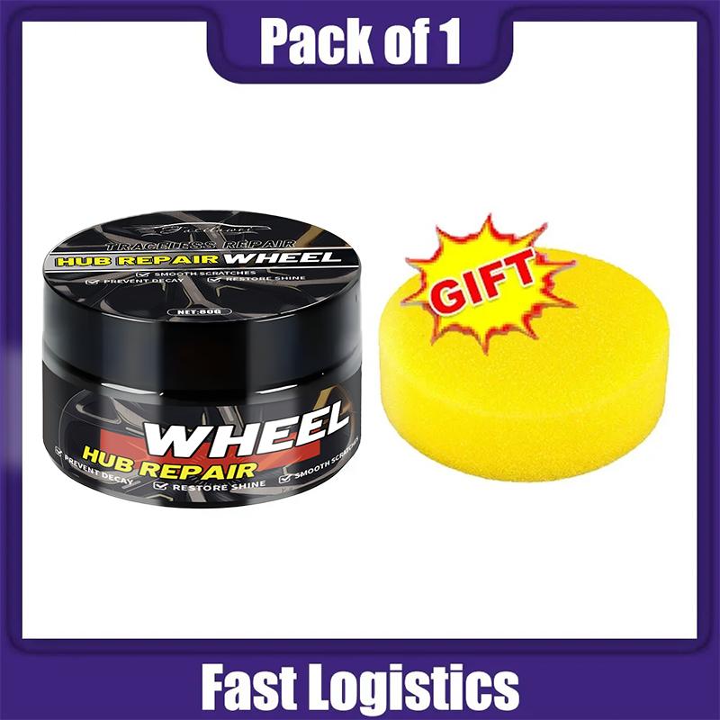 

High quality Car Wheel Hub Repair Kit Scratch Removal and Polish Restore Paste - Black And White Silver Aluminum Alloy Rim Anti-