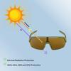 Sports Mirror Designed for Small Shield TURBO HR Olive Matte [Alpina] Sunglasses, Lens, Anti-Fog, Faces/Women, Design,