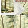 Flat Printing Curtains Without Rod Forest Greenery Design New Yearfestival Popular Drapes Yarn Set Of 2 Made Polyester