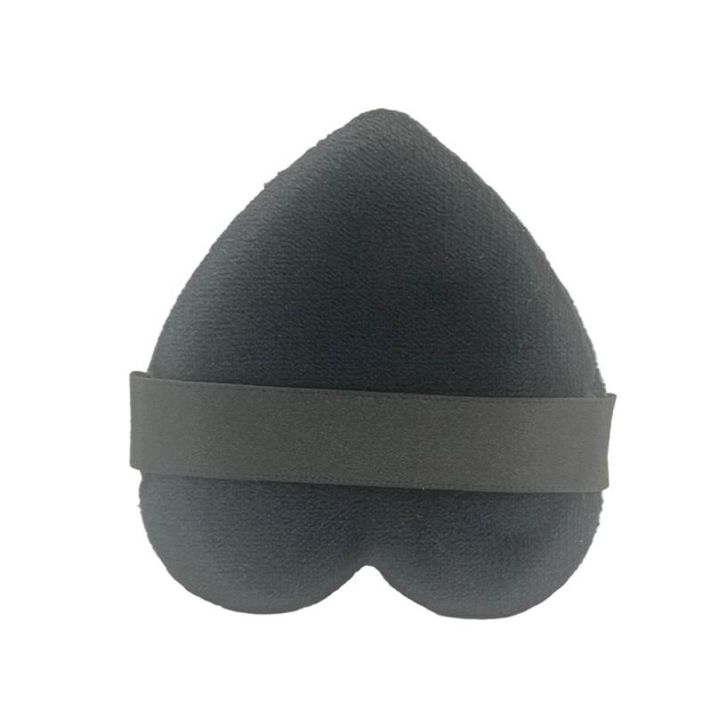 

Губка для макияжа, бархатная подушечка, тонкая текстура, популярная бархатная подушечка для макияжа, отделка аэрографом чёрный