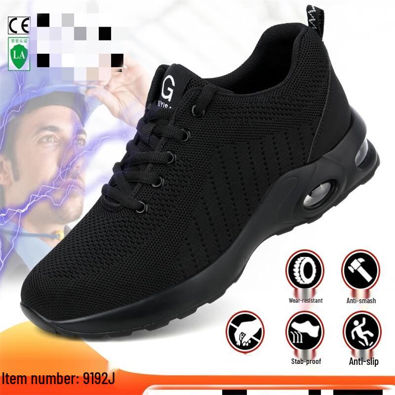 miflame Men s Air Cushion Steel Toe Safety Shoes 37-45