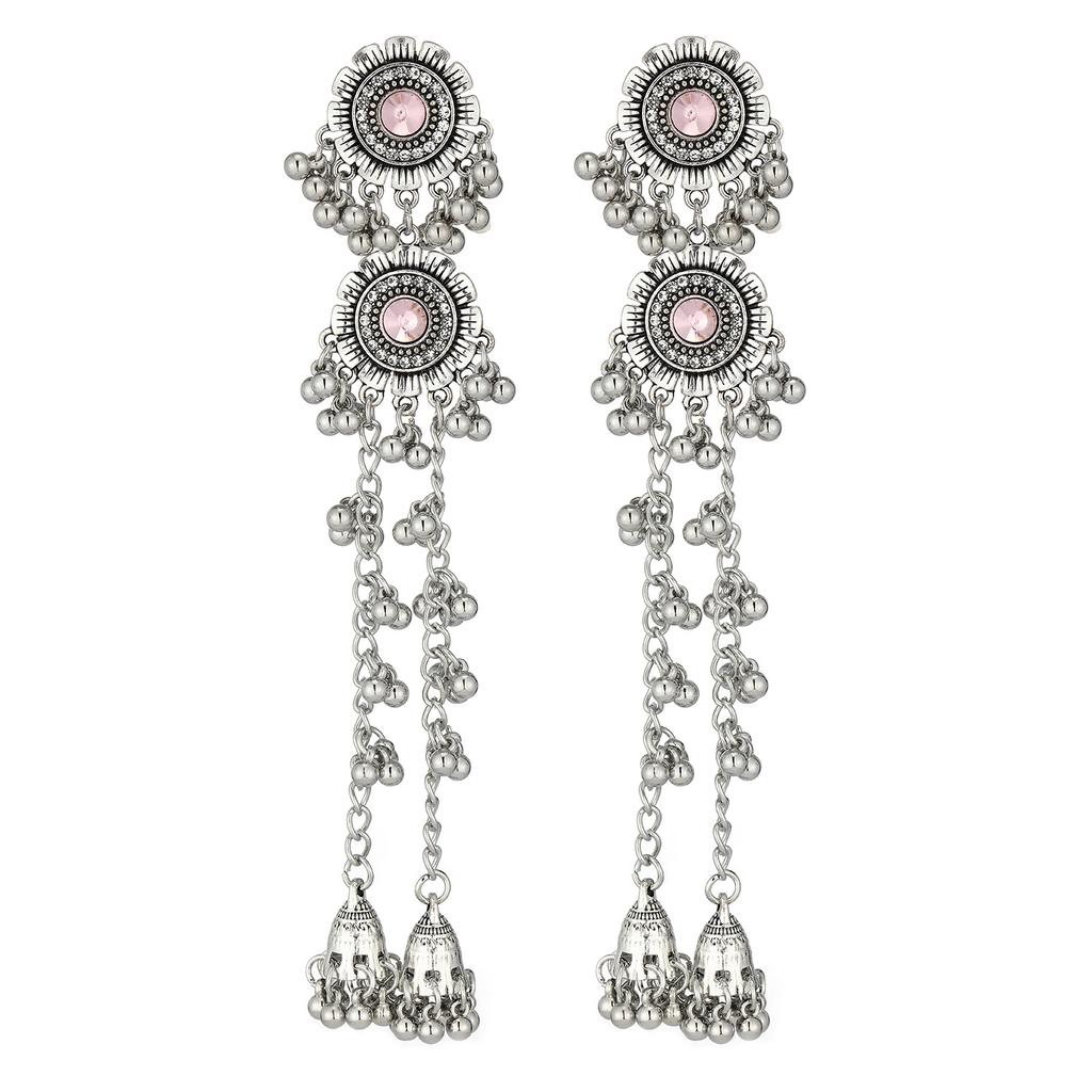 Vintage Tassel Drop Earrings Bohemian Long Earrings for Women Fashion Lightweight Jewelry