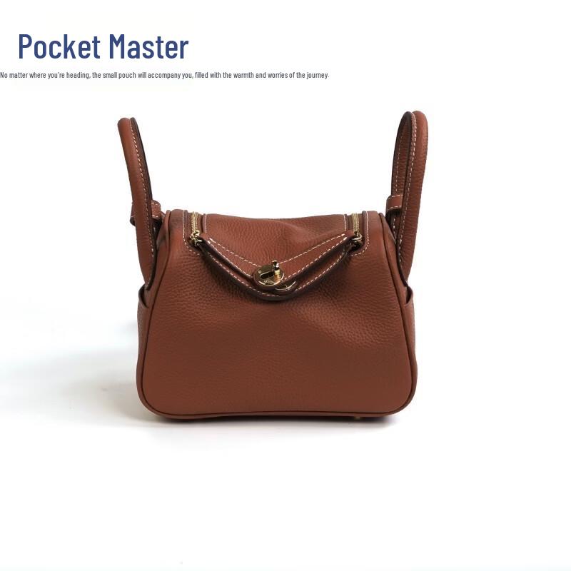 Женская кожаная сумка-подушка Dou Xiaozhu 19x10x12cm (Long Strap)