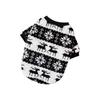 Thickened Christmas Pet Clothes Elk Pattern Dog Winter Sweater Plush Dog Vest  For Small Medium Dog