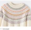 Women's Soft Cashmere Color Block Sweater - Skin-Friendly, Age-Reducing Knitwear for Autumn/Winter