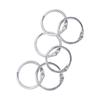 Multifunctional Hinged Rings Keychain Metal Ring Binder Circle Book Binder Loose-leaf Book Hoops