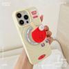 Badminton Table Tennis Suitable for Iphone16 Magnetic 13 Bracket Mobile Phone Case Apple 15 Rotating Full Cover Protective Case