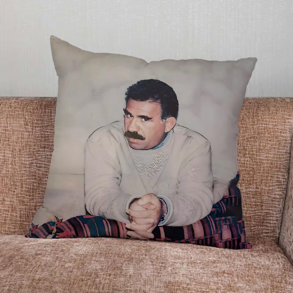 

Apo Abdullah Ocalan Pillow Case For Home Bedroom Car Office Decoration Living Room Sofa Cushion Cover Suitable 16x16Inch