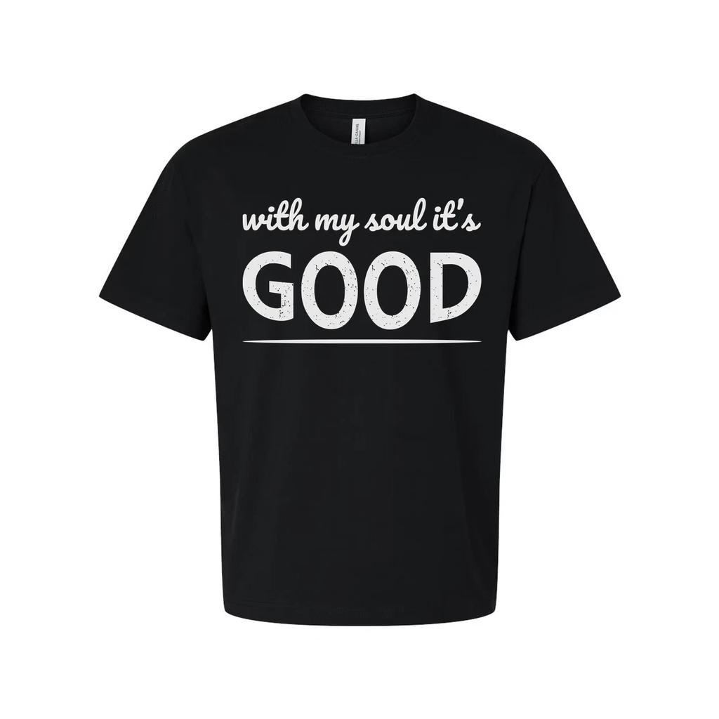 Christliches Unisex-Grafik-T-Shirt mit seiner Botschaft der guten Seele für den Glaubensbasierten Alltag