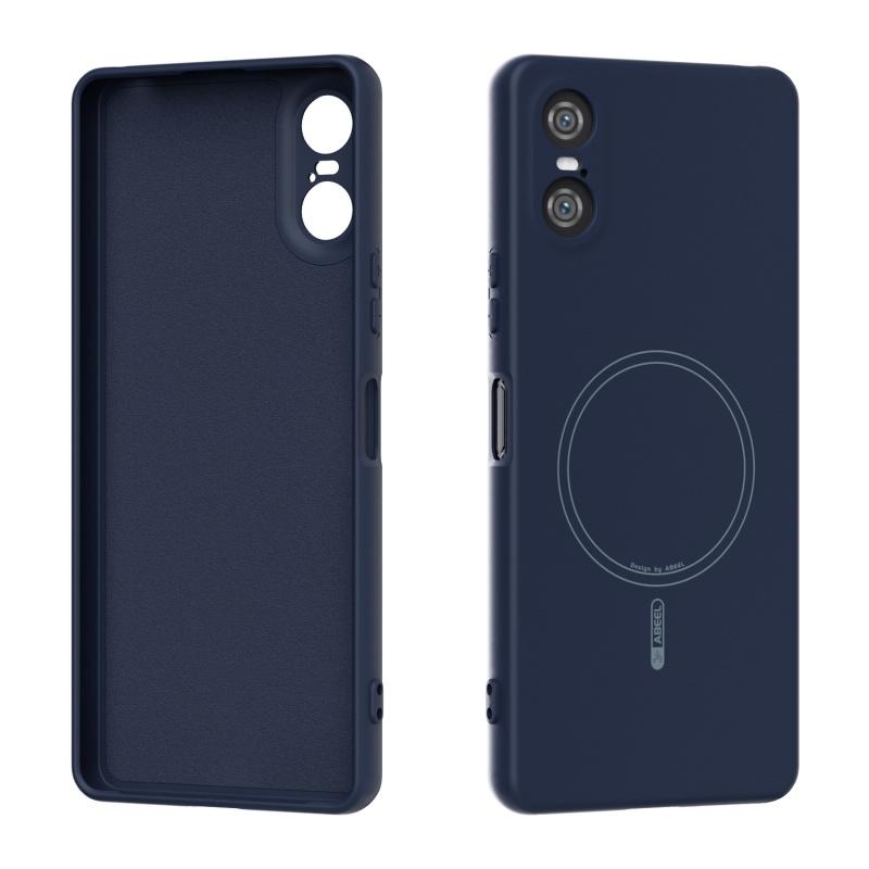 

Liquid Silicone Invisible Magnetic Case For Sony Xperia 5 10 V and 10 VI Baby Skin Touch Wireless Charging Soft Shockproof Cover Liquid silicone&Sony Xperia 5 V