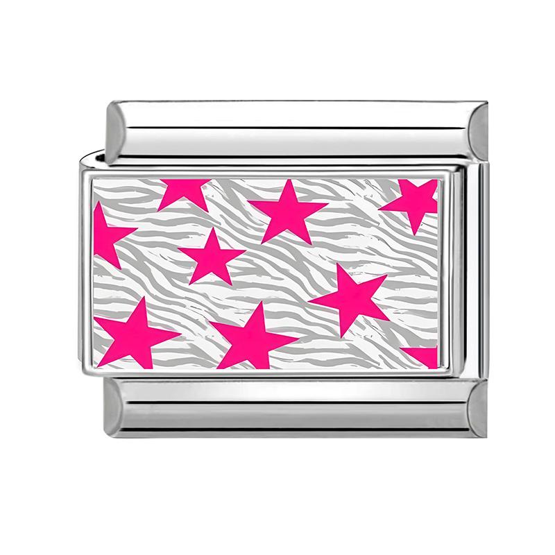 Wholesale Kawaii Heart Flower Star Sunset Dolphin Cats Italian Charm Fit 9MM Stainless Steel Girls' DIY Bracelet Fashion Jewelry