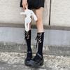 Ins Lolita Calf Socks Teen Sweet Princess Wind Cross Strap JK Stockings Cotton Socks Children