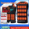 Chaleco Inteligente Unisex Calefactable con Control de Temperatura de 5 Zonas para Todas las Edades