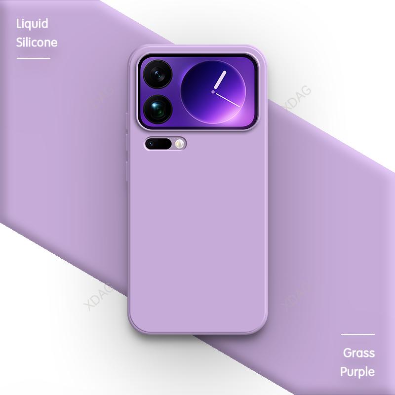 Soft Back Cover Phone Case for Xiaomi 17 Pro Max Ultra 5G Funda Liquid Silicone TPU Simple Original Shell 17Pro 17Ultra Xiaomi17