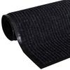 Vidaxl Doormat, PVC, 90 X 120 Cm, Black