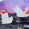 Halloweens Ghosty Figurines Night Lights Resins Ghosty Statue Sculptures Garden Decorations Monsters Figurines Ornament