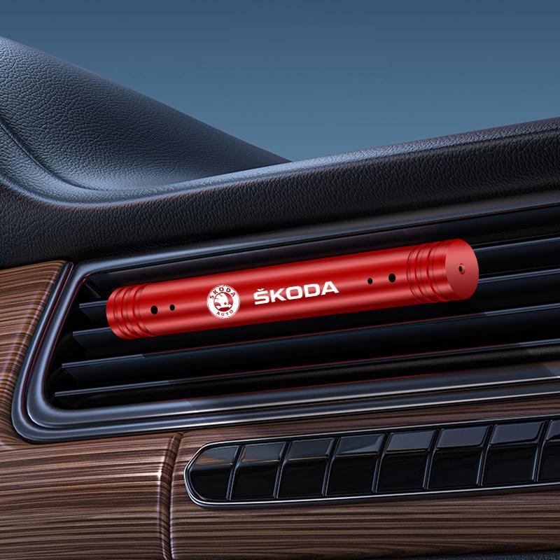 AEFF3 Car Aromatherapy, Fresh Air decoration,Car Valve Core For Skoda KAROQ FABIA YETI Octavia SUPERB RAPID