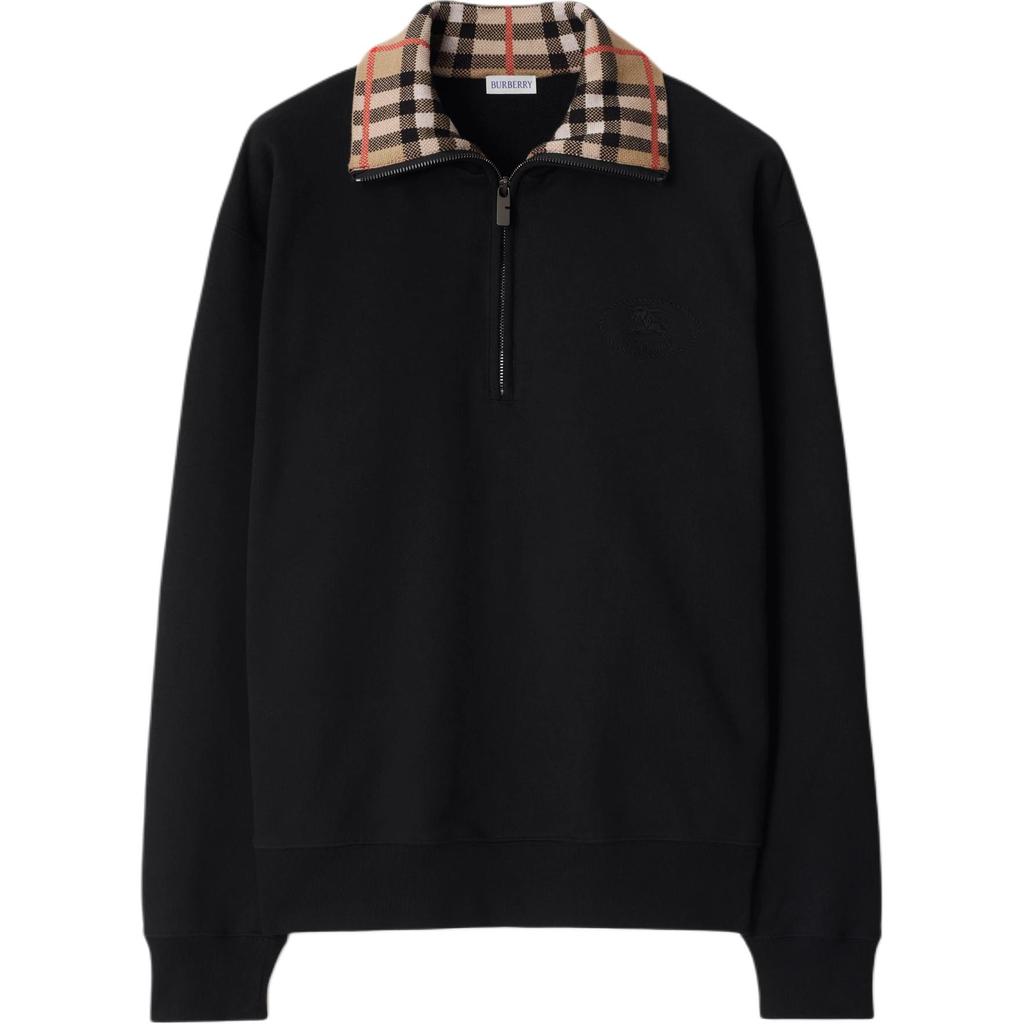 Burberry Bluza bawełniana z kołnierzykiem 81090631