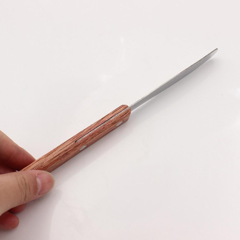 GULPOOE Stainless Steel Dental Spatula Wax Modeling Wood Handle Mixing Applicator Dentistry Technician Laboratory Tools Dropship
