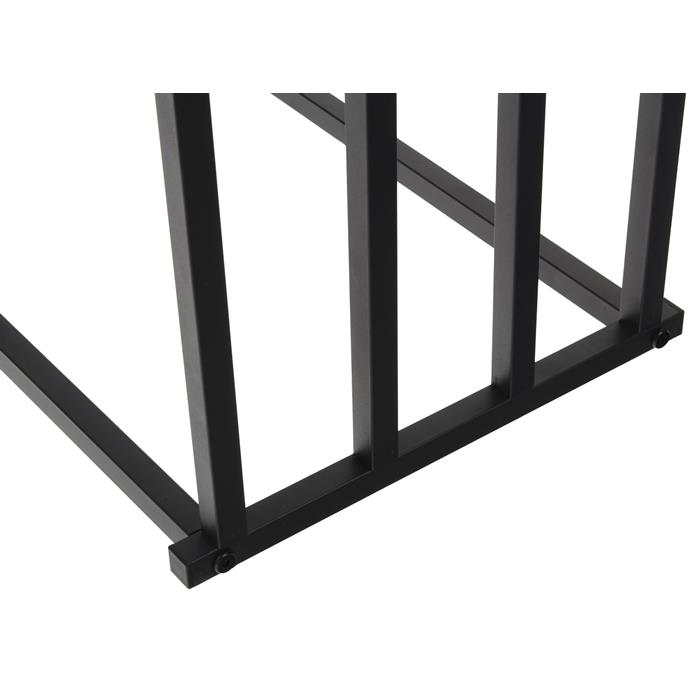 Towel Rack Bathroom Hanger Metal Standing Industrial Black 4 Tiers