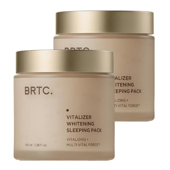 BRTC Vitalizer Whitening Sleeping Pack 100ml Hydrating Night Cream, Moisturizing Sleeping Pack