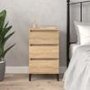 VidaXL Bedside Table Sonoma Oak 40x35x70 Cm Engineered Wood 819671