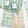 4pcs, Vintage Wax Seal Stamp Stickers, DIY Scrapbooking Journal Planner Decorations Stationery Envelope Sealing Tags