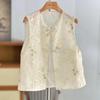Chinese Vest Vest Summer Versatile Temperament Retro New Vest Thin Top Embroidery