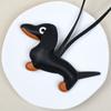 Classic Cute Leather Puppy Dog Hanging Accessories Lovely Dachshund Bag Charm Phone Pendant Trinket Keychain Accessories