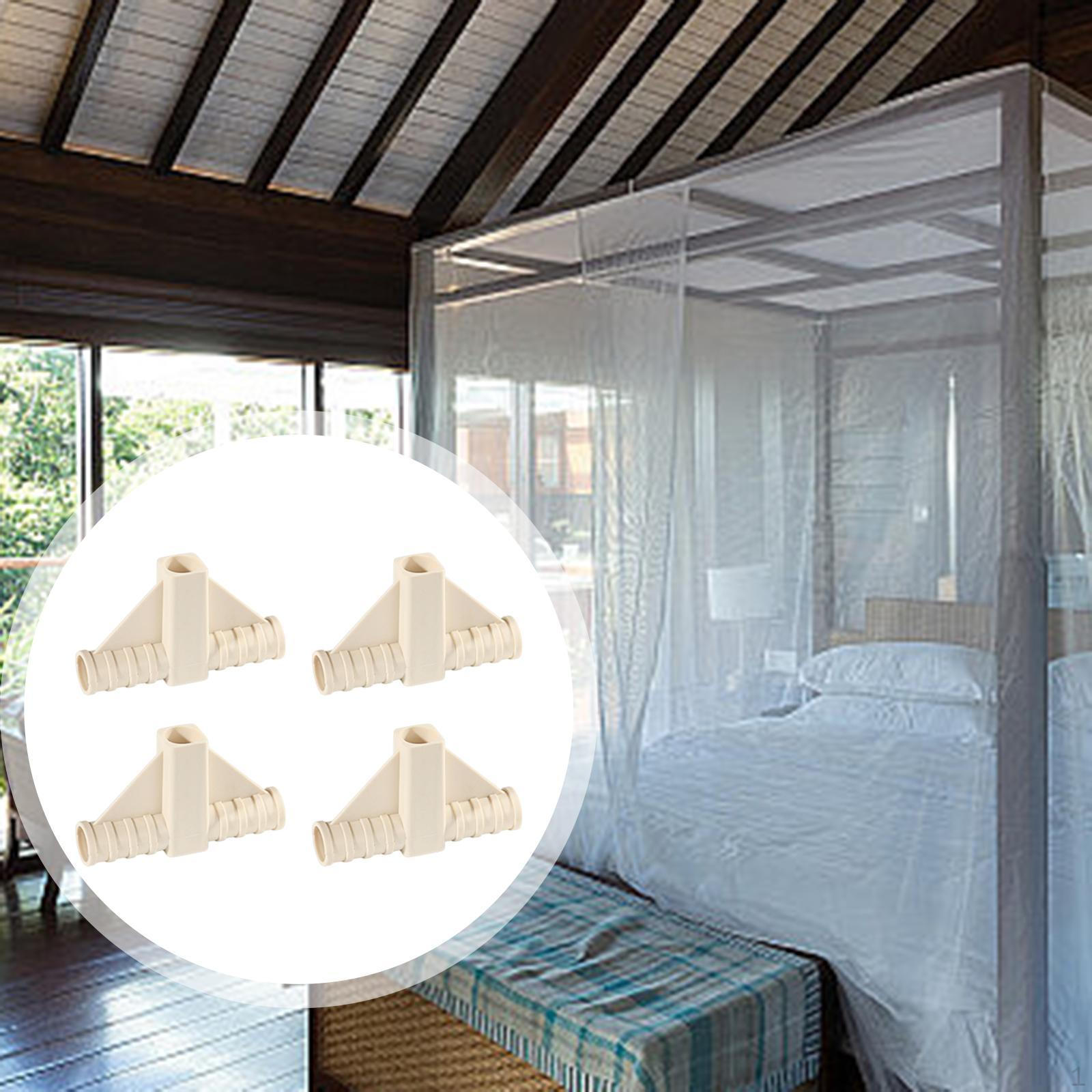 

4 Pack High Performance Tent Pole Joints, Practical, Easy to Install And Replace, for Outdoor Grow Height 6.1cm