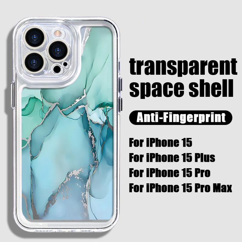 Глянцевый мраморный чехол для телефона с пульсацией для iPhone 15 Pro Max 14 13 Pro 12 — фото 16