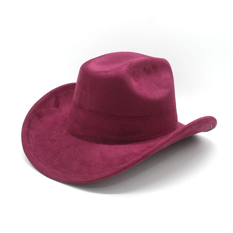 Traditional Style Wool Felt Cowboy Hat With Wide Brim For Men And Women