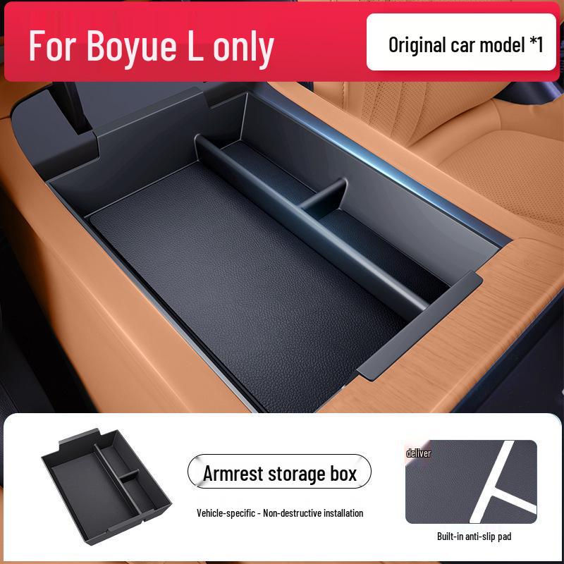 25-Model Boyue L Fourth-Gen Armrest Storage Box: Central Control Modification & Decoration Accessories
