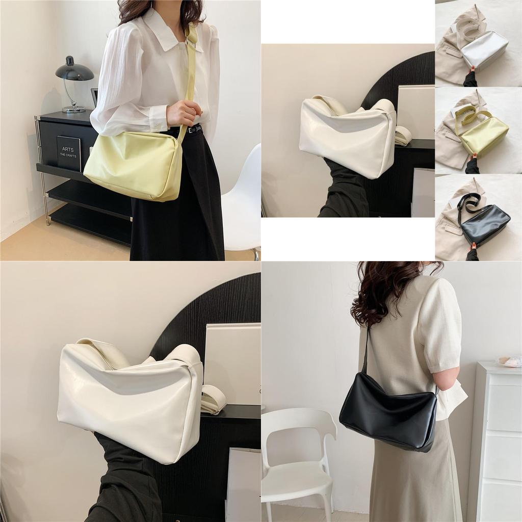 Trendy Chic Street Style Tote Bag Stylish Shoulder Bag Pu Leather For Women