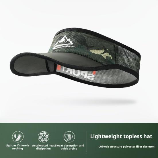 Cappello Parasole Estivo da Esterno con Ampia Visiera Protezione UV Cappello da Pesca Traspirante Assorbente il Sudore Elastico Cappello Estivo da Uomo per Escursionismo Ciclismo