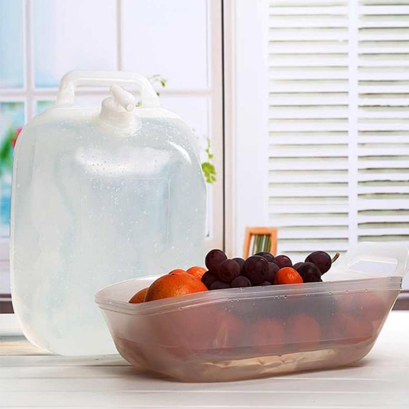 10L Collapsible Bucket Travel Basin Waterproof Tub for Travel, Fishing, Camping