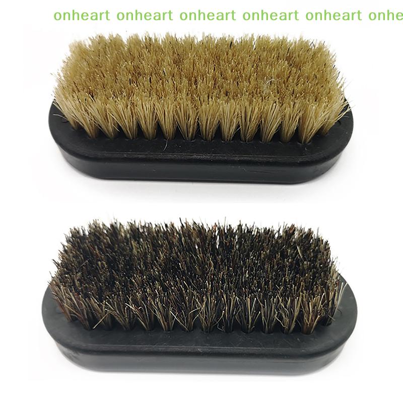 [C]Shoe Polish Brush Leather Pig Hair Soft Polishing Tool Cleaning Brush Nub Leather Boots Clean Shine Brush
