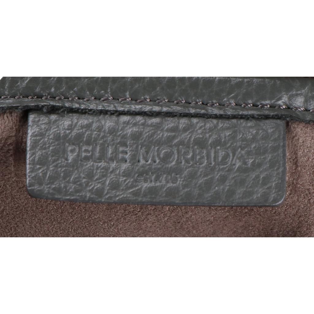 PELLE MORBIDA MB072 Bugatti S Leather 2-Way Shoulder Bag Tote Bag grayUsed