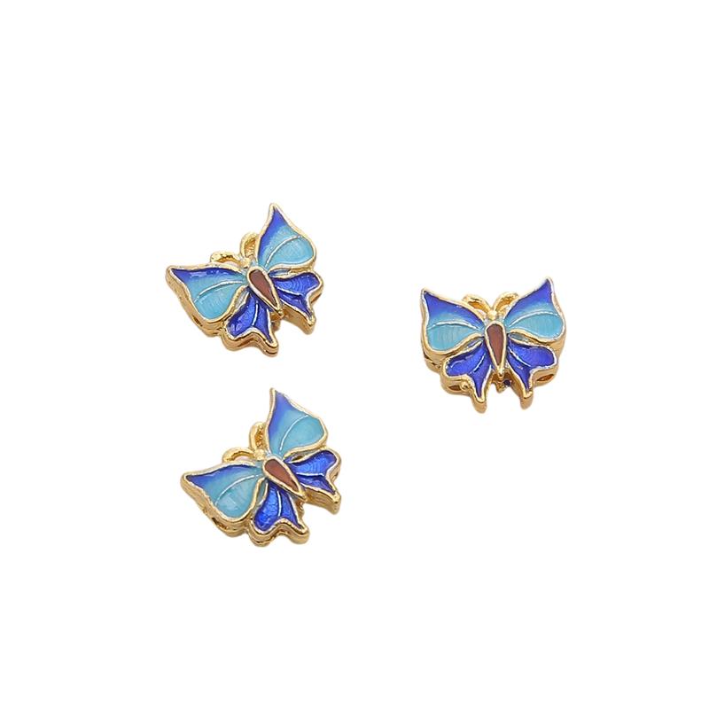 Copper Cloisonn Beads Charm Accessories For DIY Jewelry Making Bracelet Earring Necklace