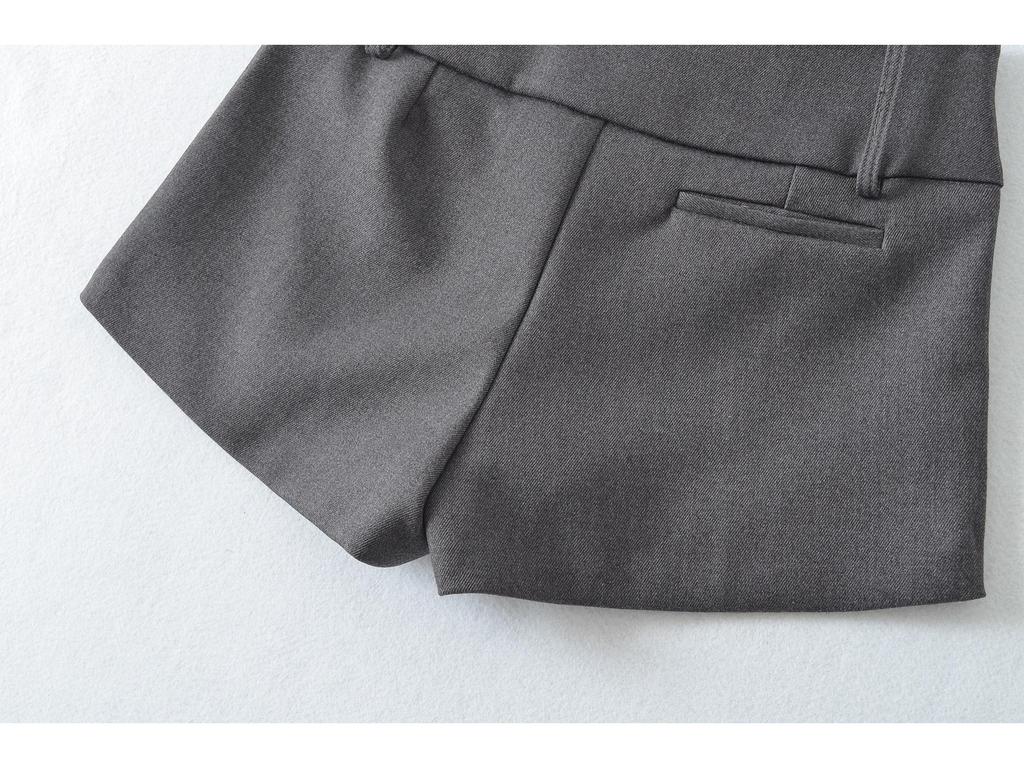 Women's 2026 High-Waisted A-Line Wide-Leg Straight Casual Shorts
