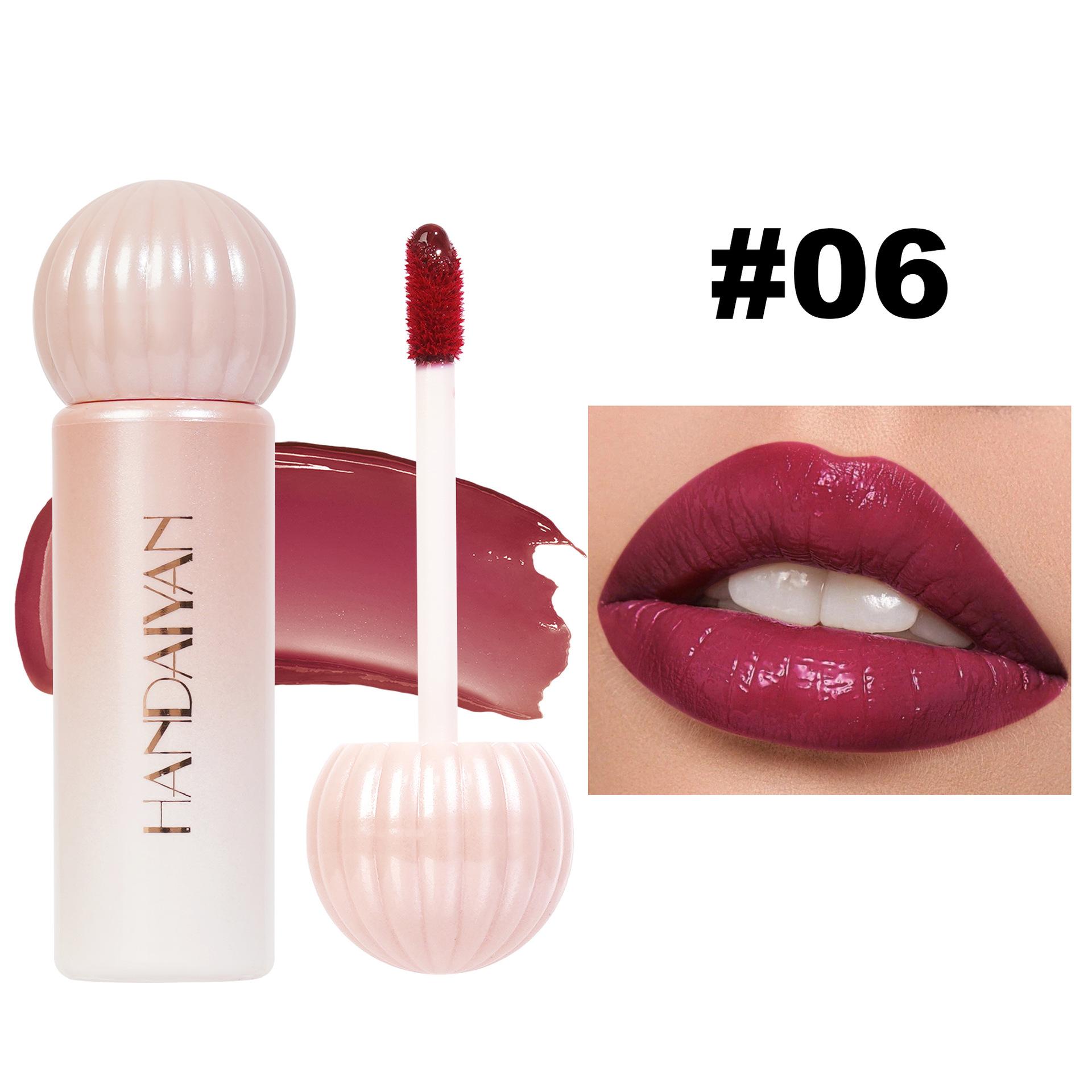 

Easy to apply color, moisturizing and long-lasting mirror lip dye, lipstick, silky and smooth dyeing, lip gloss and lip gloss