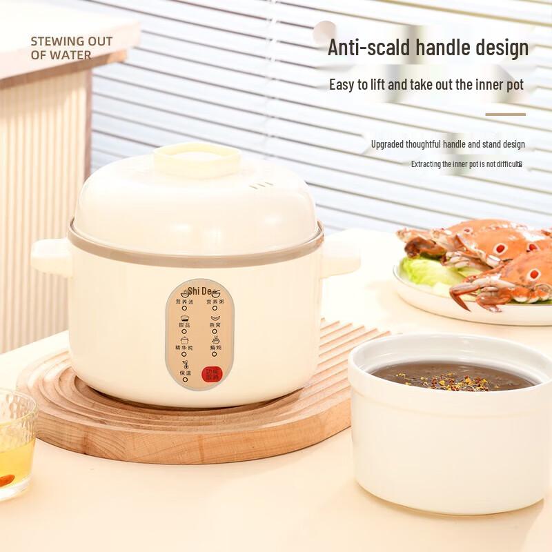 Boside Multifunction Mini Electric Ceramic Stew Pot