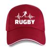 Funny Heartbeat Funny Fishing Creative Print Baseball Cap Adjustable Men's Women Hip Hop Hat Dad Sun HatsYOUR LOGO Personalized