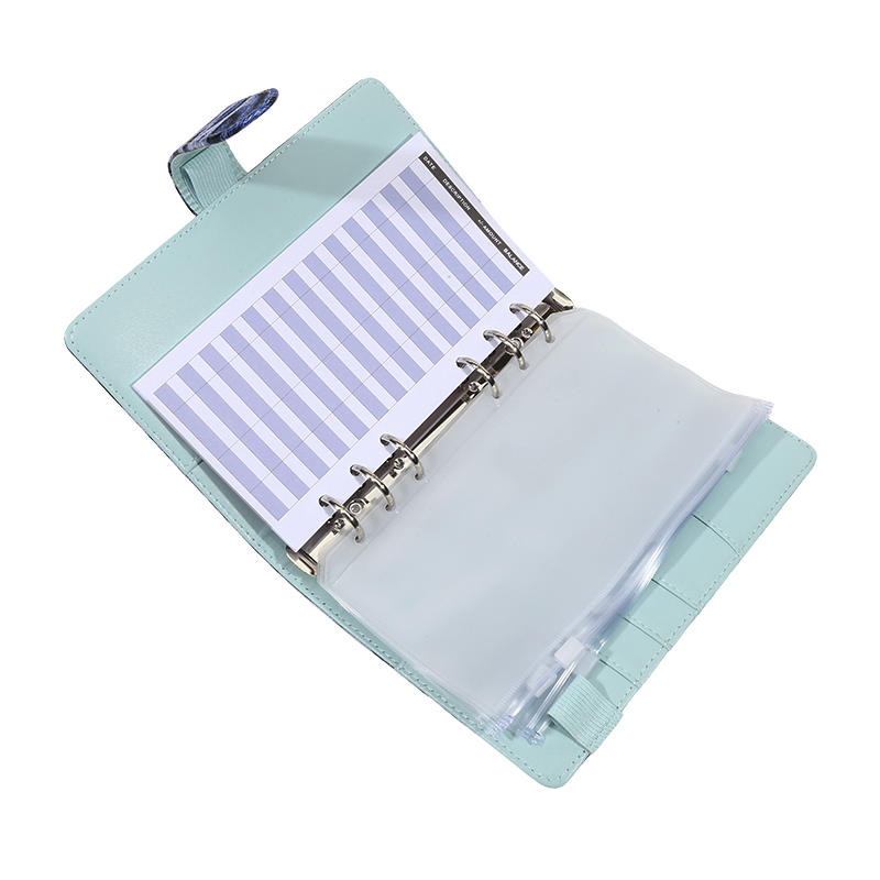A6 Money Saving Binder Notebook with Cash Envelopes Cow Print Expense Budget Saving Challenge Planner