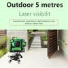 12 Lines 3D Level Green Line Self Leveling 360 Degree Horizontal Vertical Cross Lines Level Machine