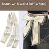 Fashion Solid Color Extra Long Wide Ribbon Belt Skirt Jeans Belt Bridesmaid Dress Bride Wedding Dress Decor